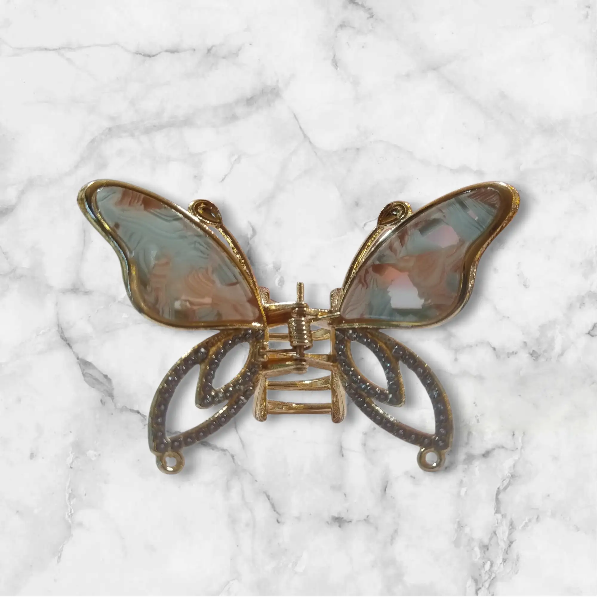 Hebilla Mariposa Dorada